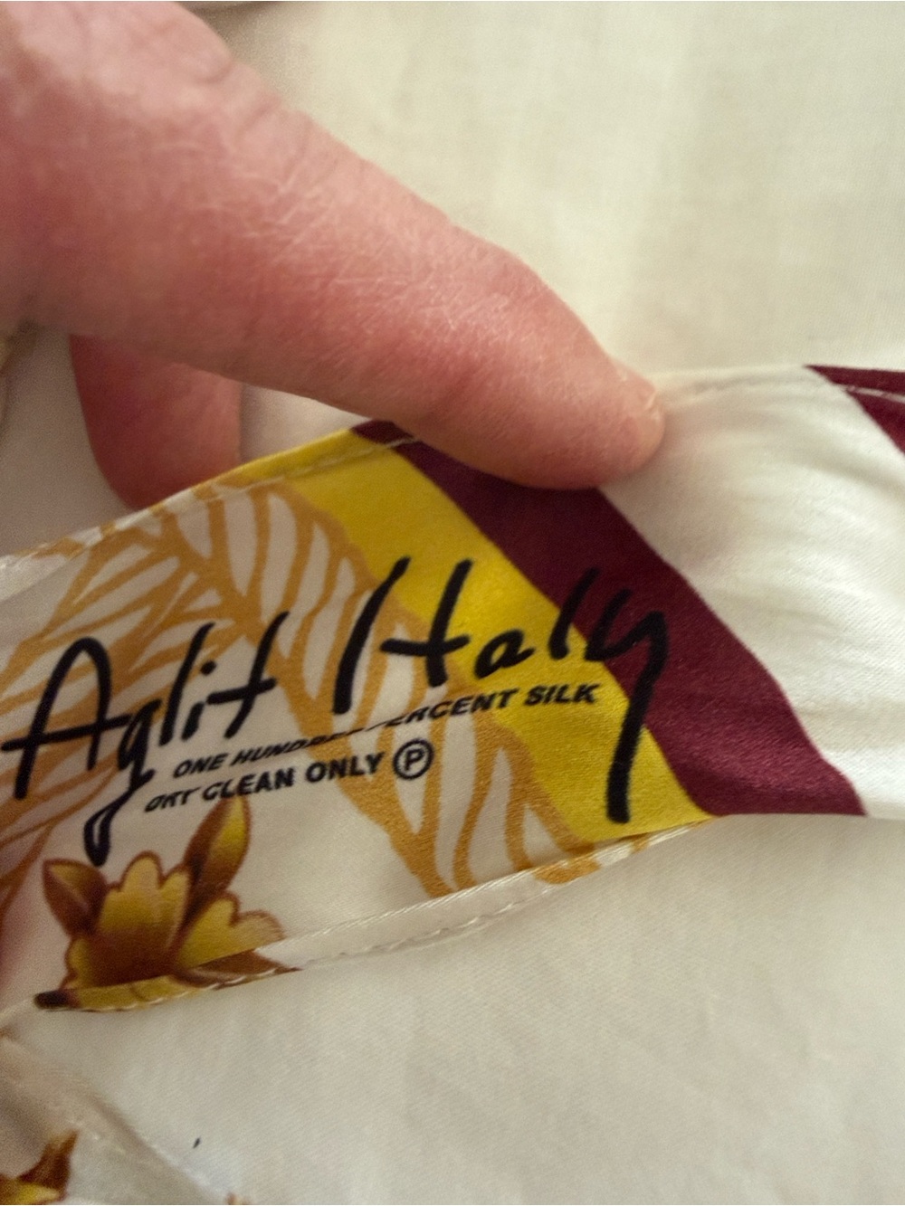 Aglit silk Italian shoelaces yellow white brown black - Picture 2 of 5
